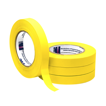 NEVS 3/4" wide x 60yd Yellow Labeling Tape T-750-Yellow